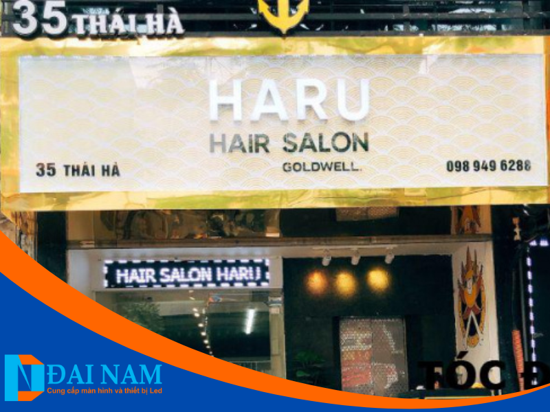 Bảng hiệu led ma trận salon tóc, nail