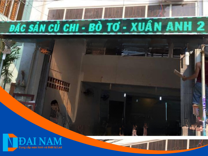 Bảng quảng cáo led ma trận nhà hàng quán ăn