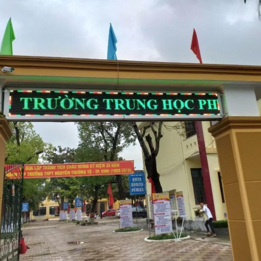 Bảng điện tử LED cổng trường học